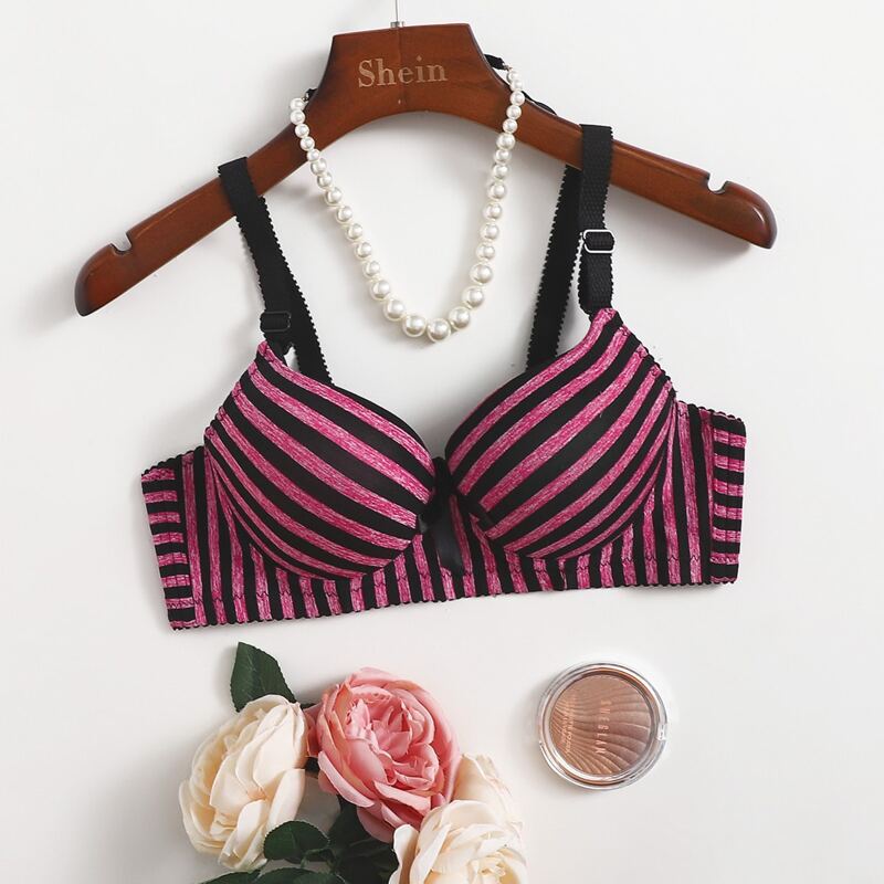

Striped Super Push Up Bra, Multicolor