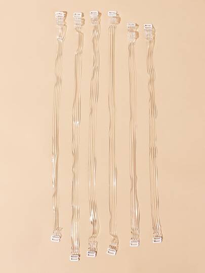 حزام حمالة صدر شفاف - 3 أزواج