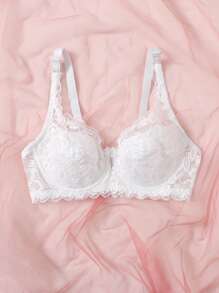花卉蕾丝聚拢性感内衣文胸