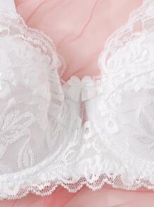 花卉蕾丝聚拢性感内衣文胸