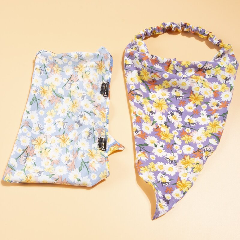 

2pcs Ditsy Floral Pattern Headband, Multicolor