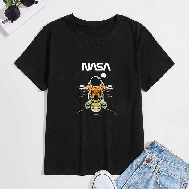 

Guys Letter Graphic Tee, Black