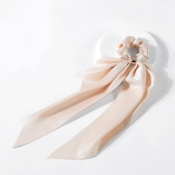 

Knot Design Scarf Hair Tie, Beige