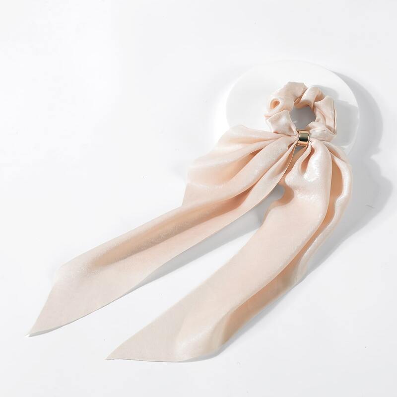 

Knot Design Scarf Hair Tie, Beige