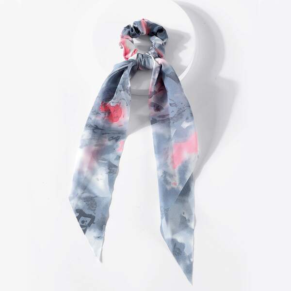 

Knot Design Scarf Hair Tie, Multicolor