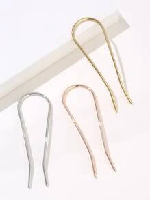 3 cái Ghim Tóc Tối giản - Nhiều màu - Xem 3