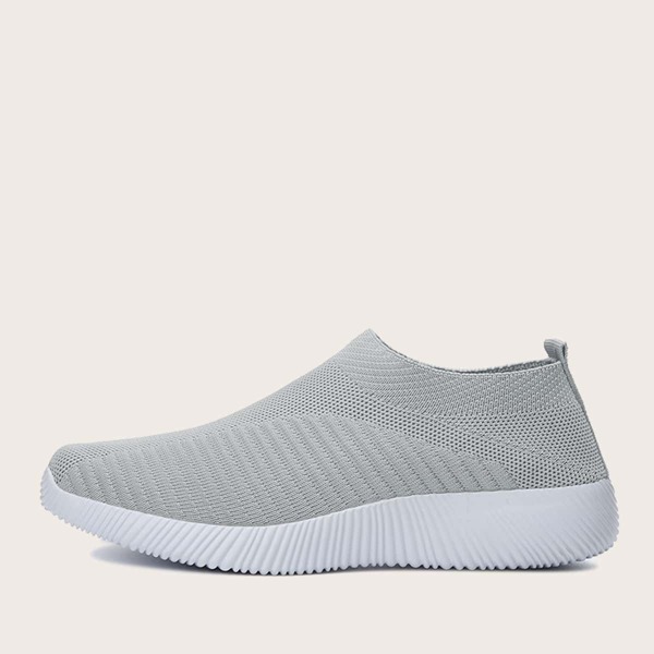 

Minimalist Knit Running Shoes, Grey