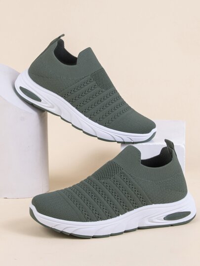 Wide Fit Slip On Sneakers