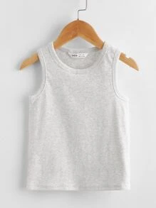 SHEIN Toddler Boy Tanks màu trơn Giải trí - Nhiều màu - Xem 10