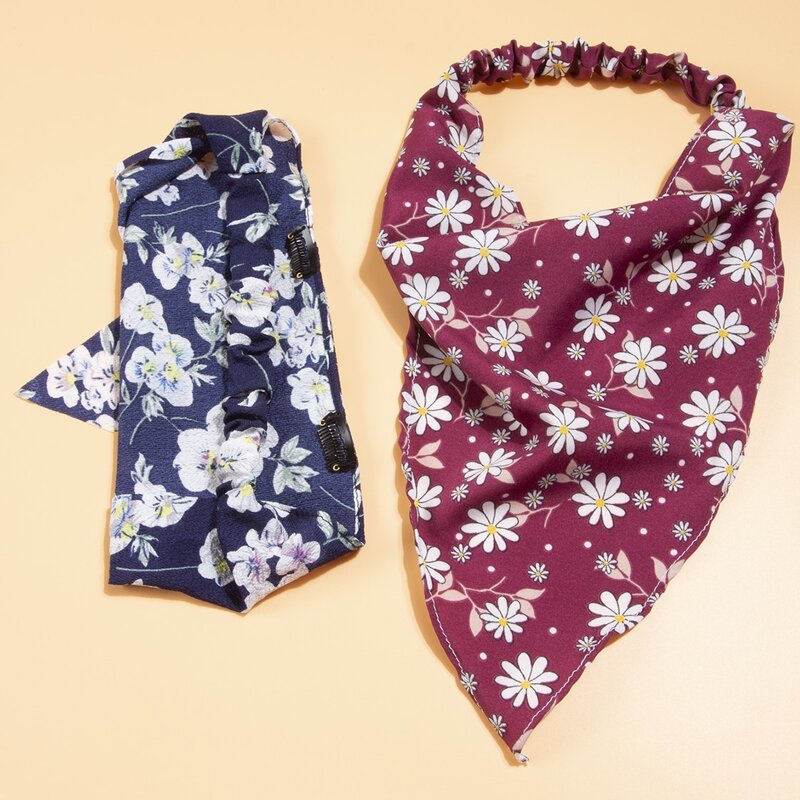 

2pcs Ditsy Floral Pattern Headband, Multicolor