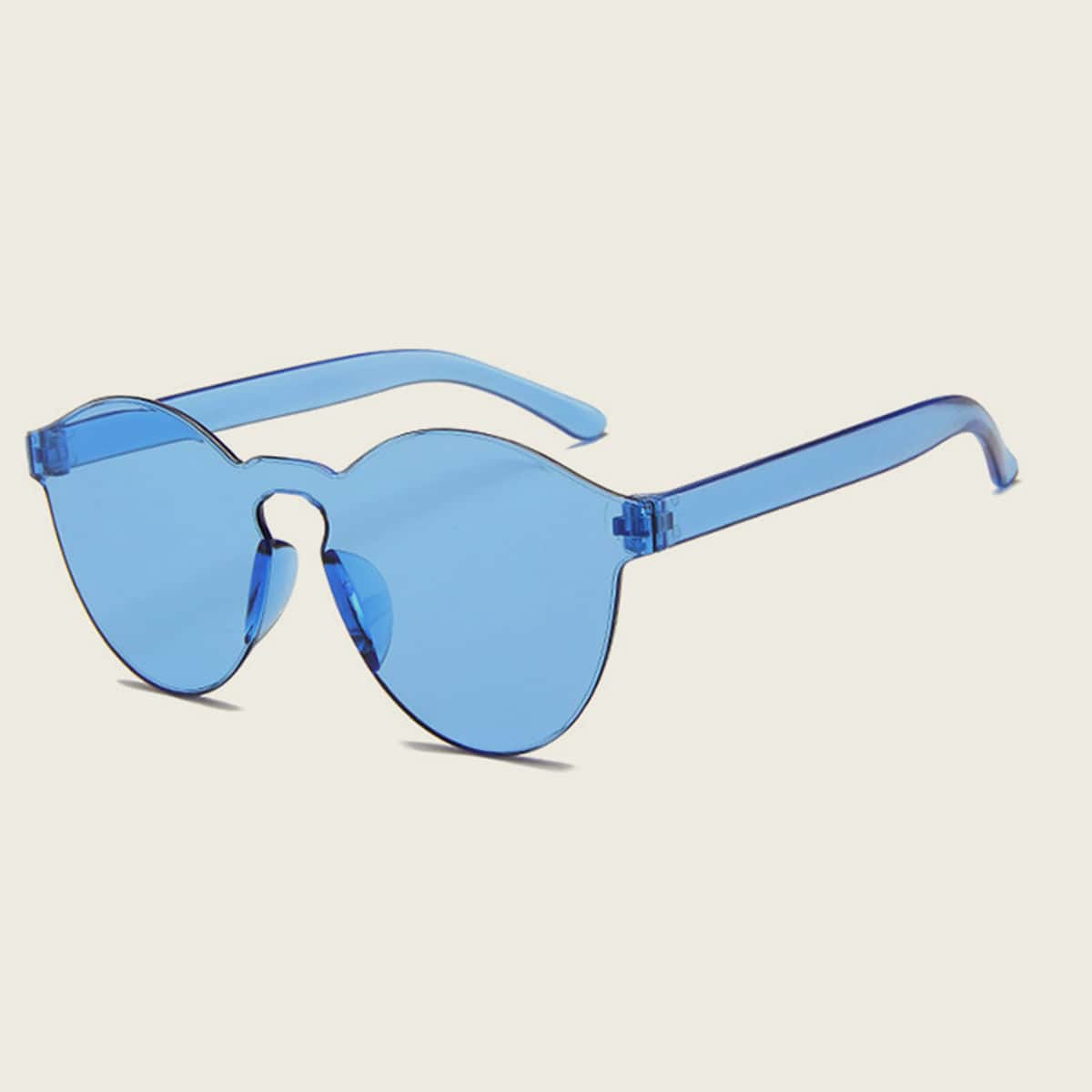 

Rimless Round Frame Sunglasses