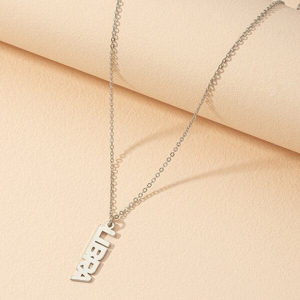 

Constellation Letter Charm Necklace, Silver