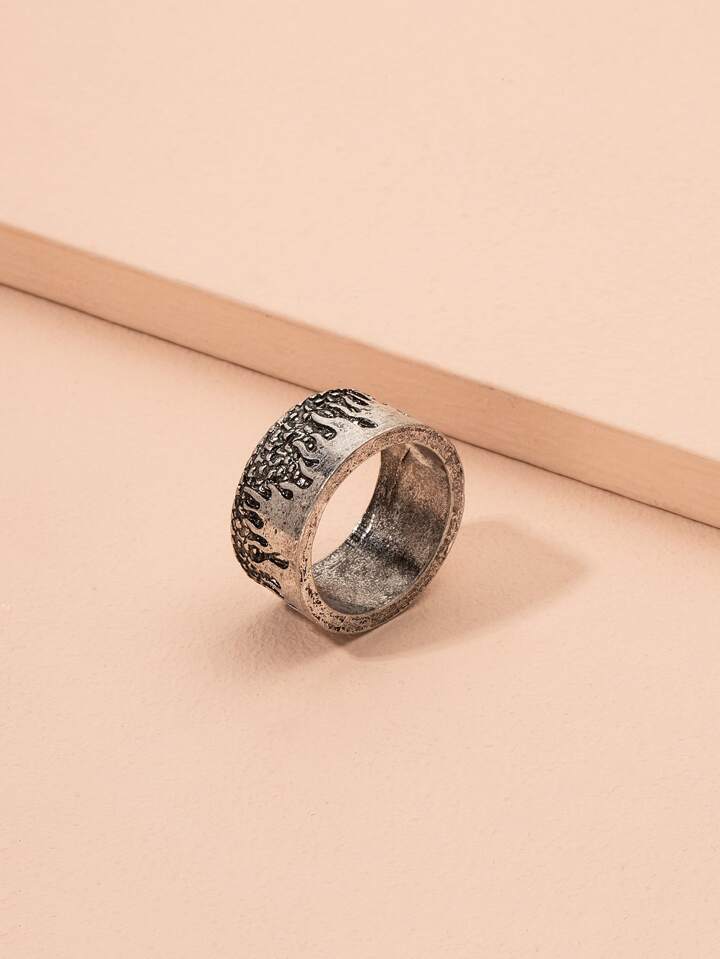 Shein vintage engraved ring cheap