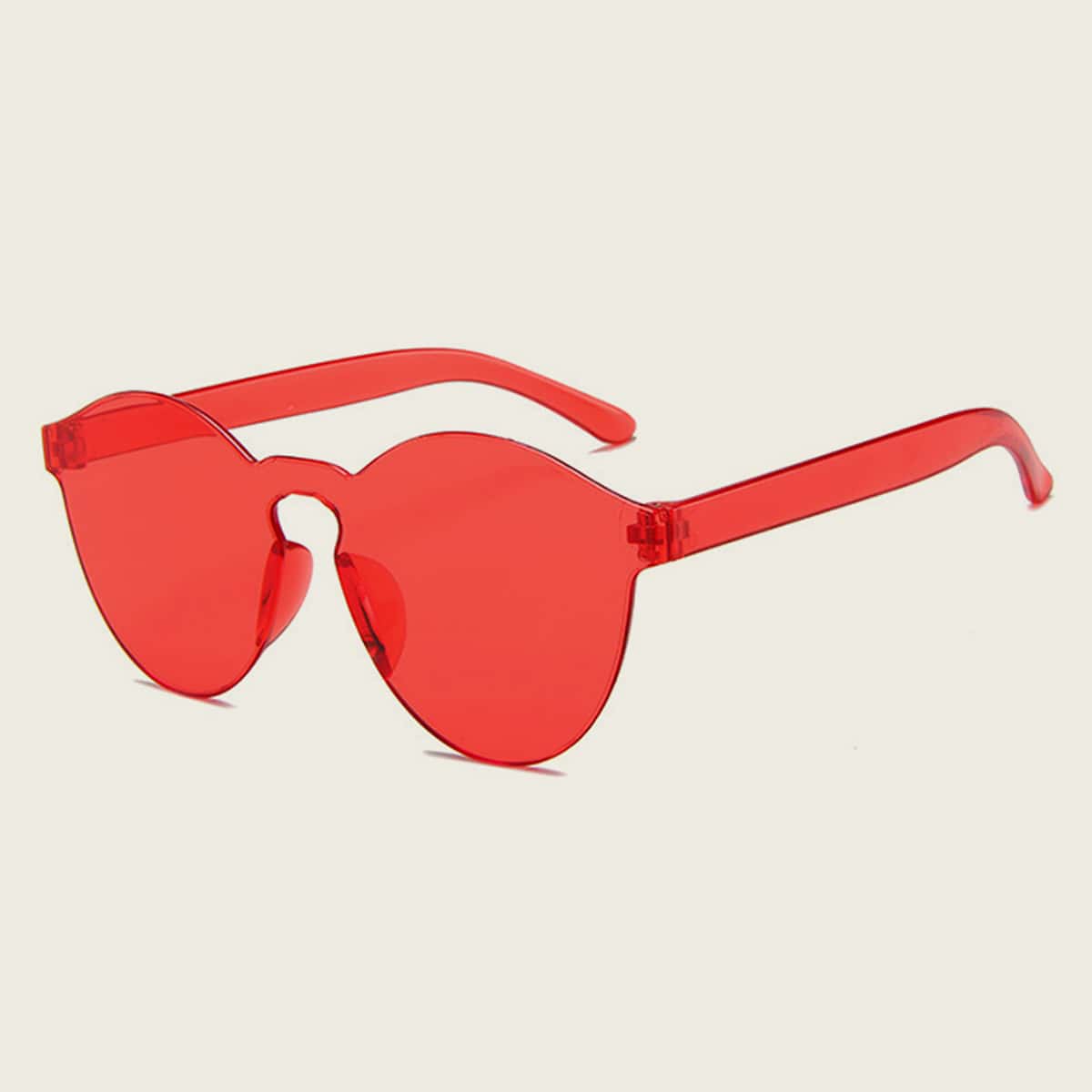 

Rimless Round Frame Sunglasses