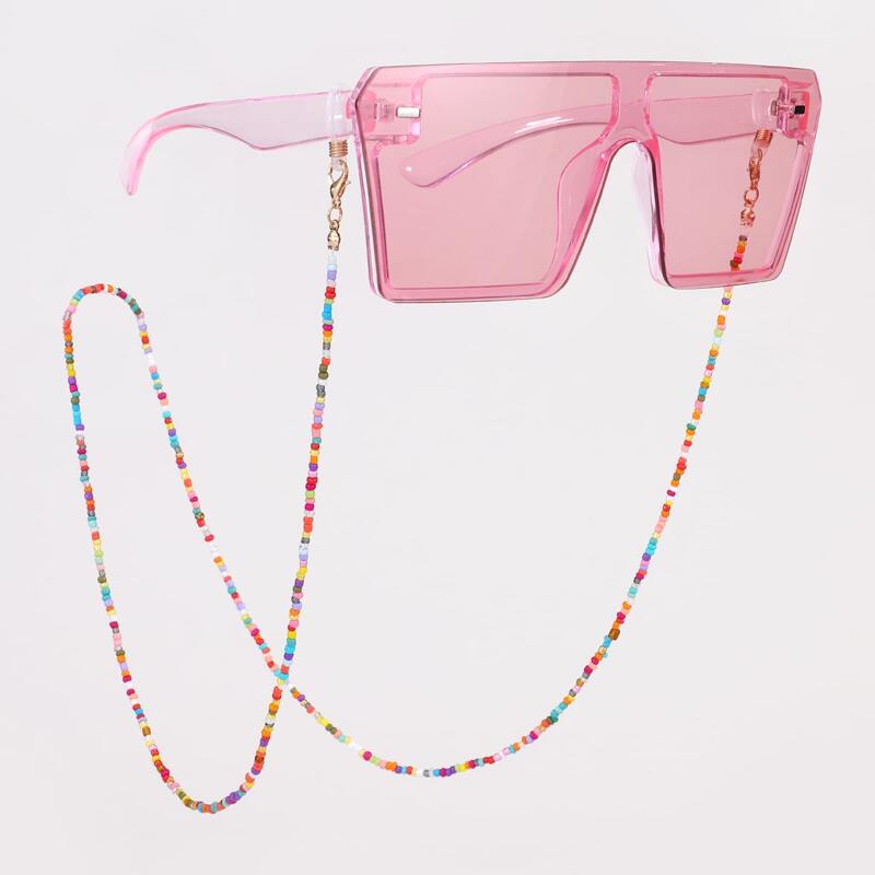

Colorful Beaded Glasses Chain, Multicolor
