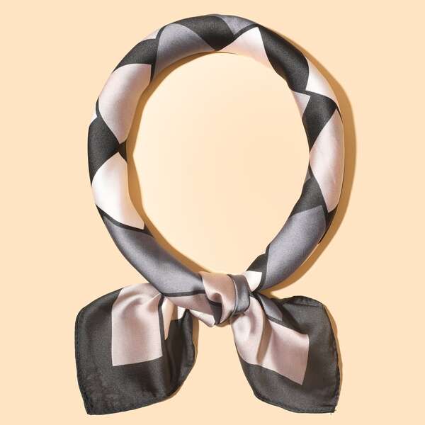

Men Plaid Pattern Bandana, Multicolor