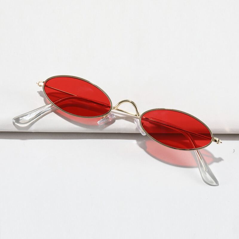 

Metal Oval Frame Sunglasses