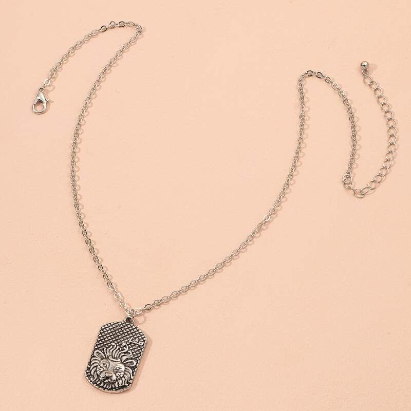 

Constellation Pendant Necklace, Antique silver
