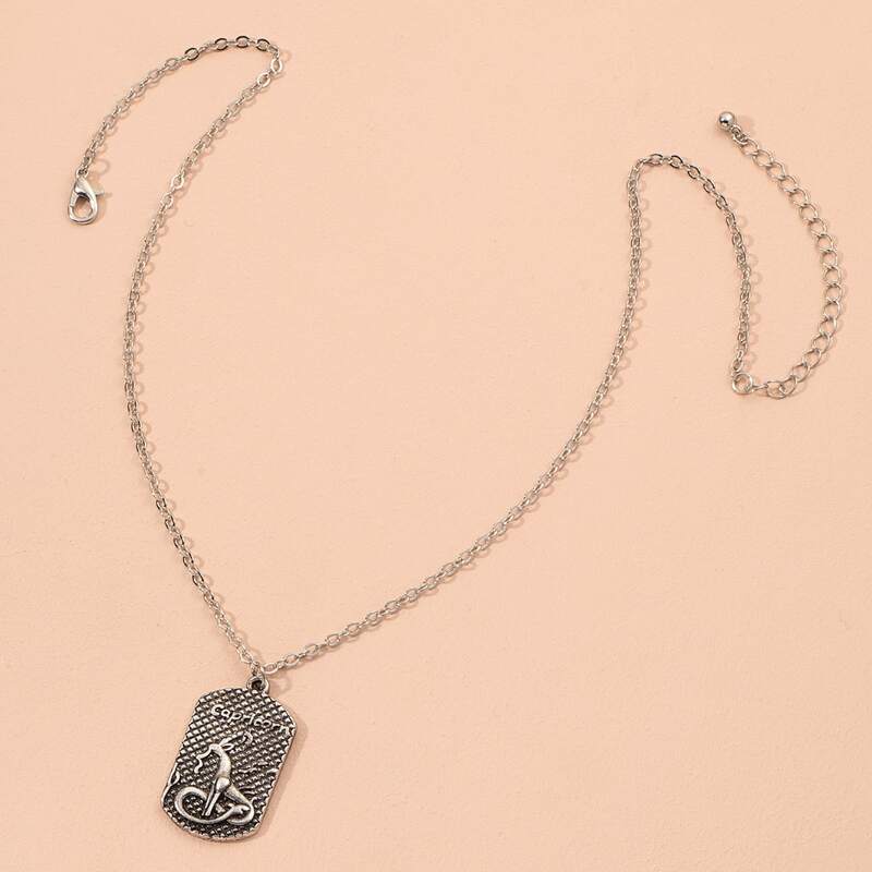 

Constellation Pendant Necklace, Antique silver