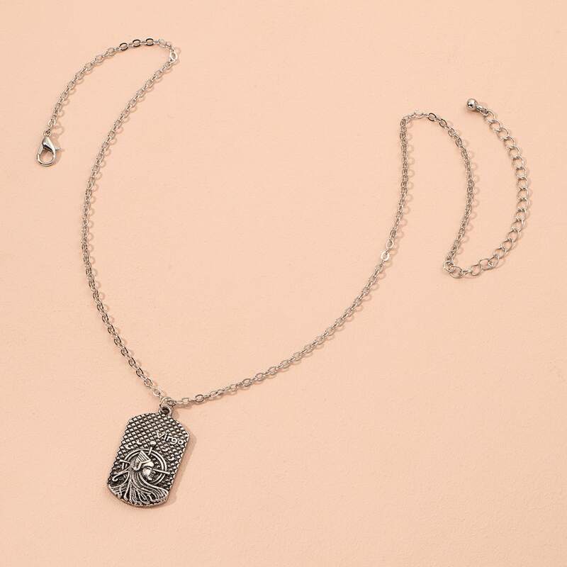 

Constellation Pendant Necklace, Antique silver