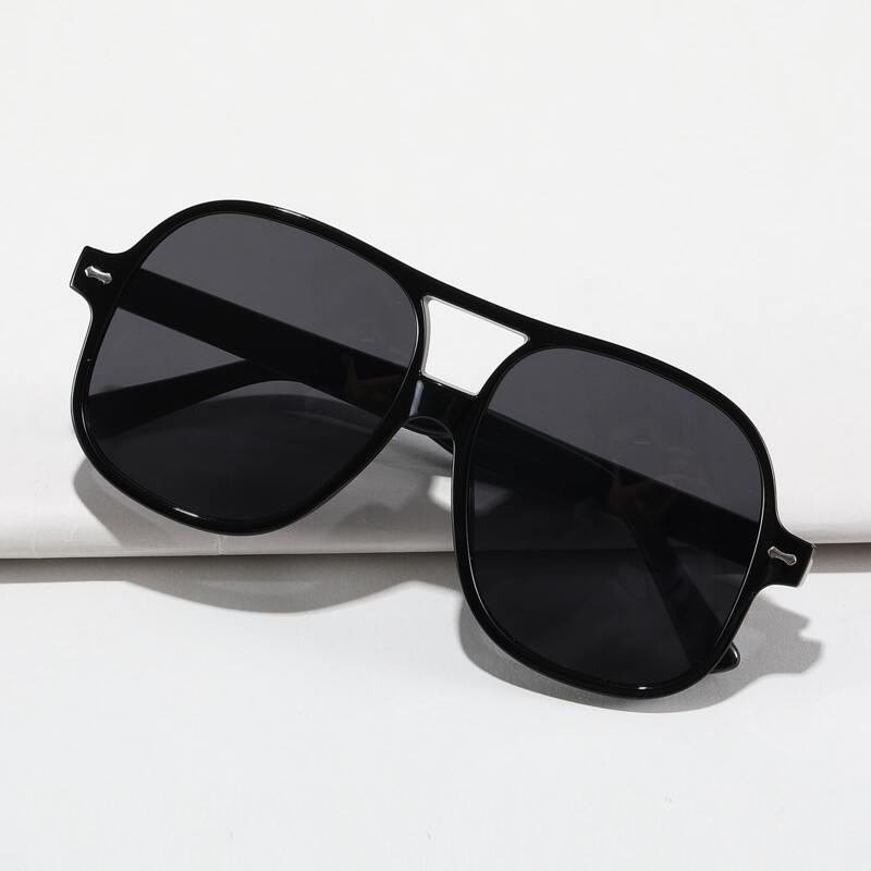 Guys Top Bar Sunglasses, Black