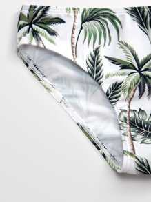 3packs Tween Girl Tropical Bikini Set & Cover Up Summer Beach - Green - View 5