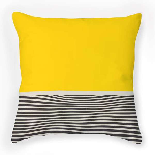 

Striped Pattern Cushion Cover Without Filler, Multicolor