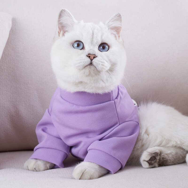 

Panda Pattern Pet Sweatshirt, Purple