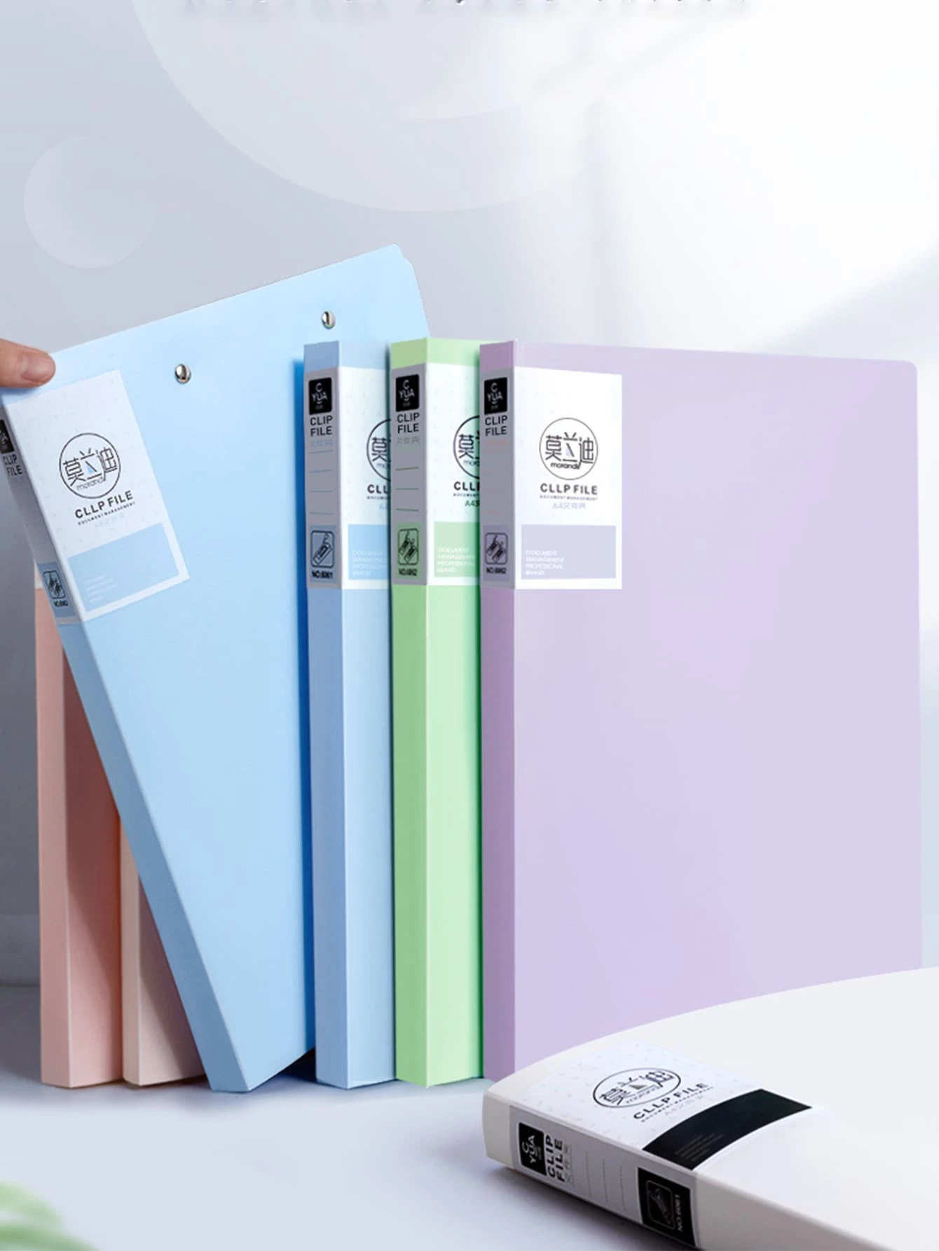 1 Stück zufällige Farbe A4 Aktenordner - Verschiedenfarbig - Übersicht 1