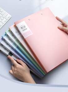 1 Stück zufällige Farbe A4 Aktenordner - Verschiedenfarbig - Übersicht 2