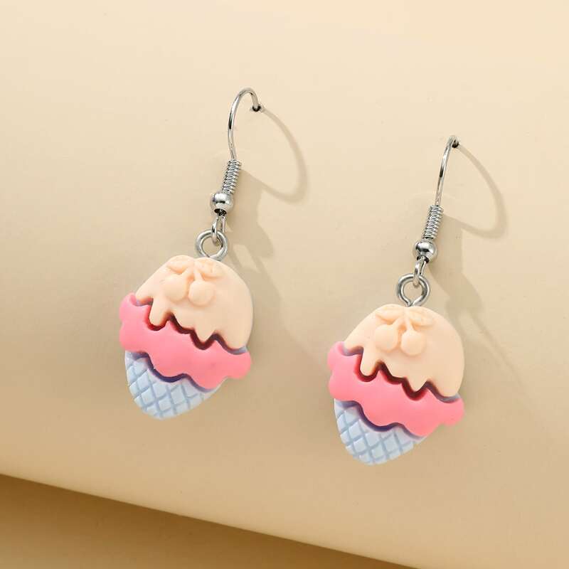 

Ice Cream Drop Earrings, Multicolor