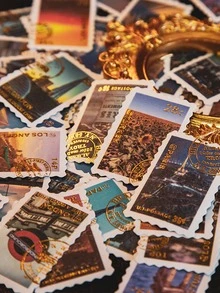 60pcs Los Angeles Landscape Sticker - Multicolor - View 4