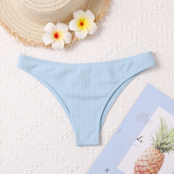

Rib Bikini Panty, Blue