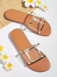 Sandalias transparentes - transparente - Ver 1