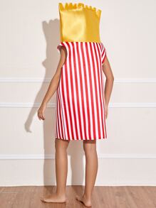 薯條造型服飾 - 紅白色 - 查看 2