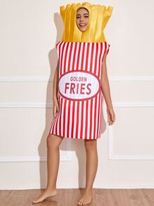 薯條造型服飾 - 紅白色 - 查看 5