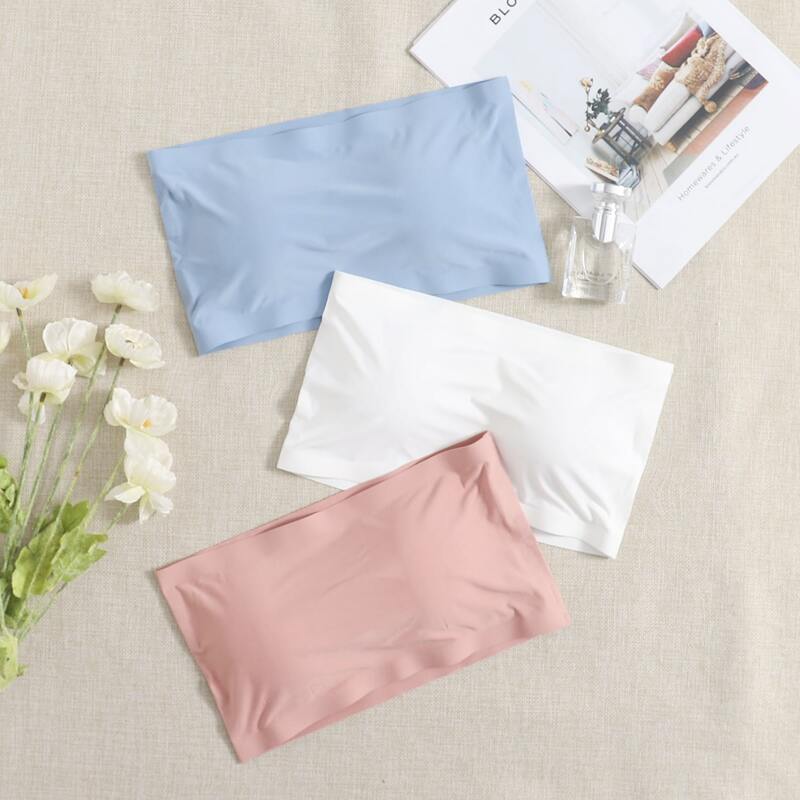 

3pack Seamless Bra Set, Multicolor
