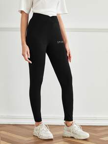 Mulvari Xà cạp Lá thư Thể thao - màu đen - Xem 3