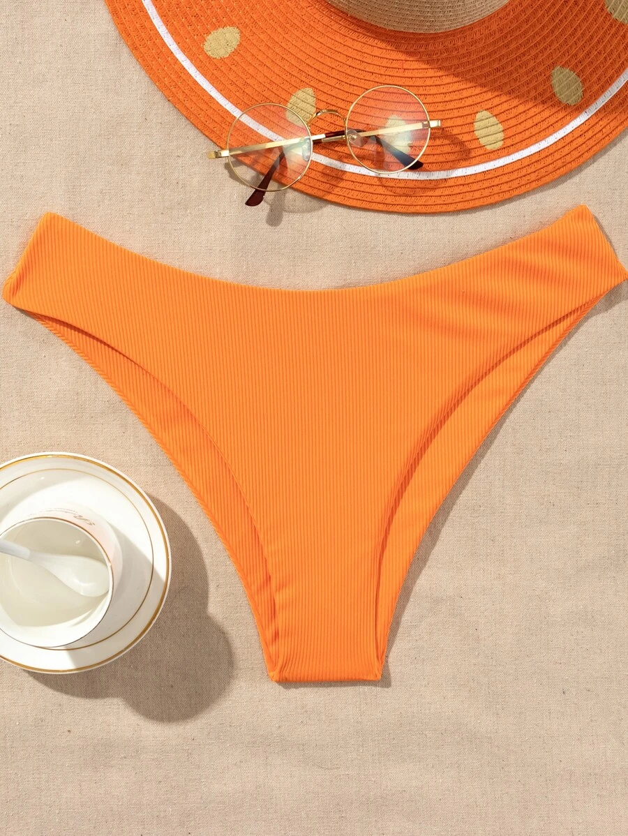 Rib Bikini Panty SHEIN EUR