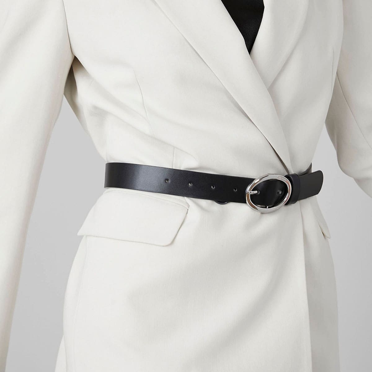 

PU LEATHER BELT, Black