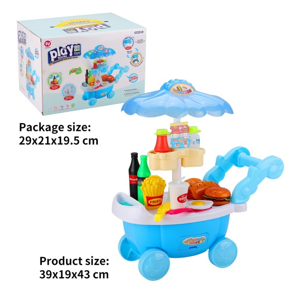

Детские игрушки в форме фаст-фуда, Синий