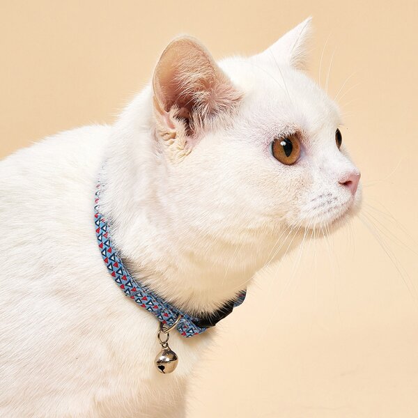 

Geometric Pattern Pet Collar, Multicolor