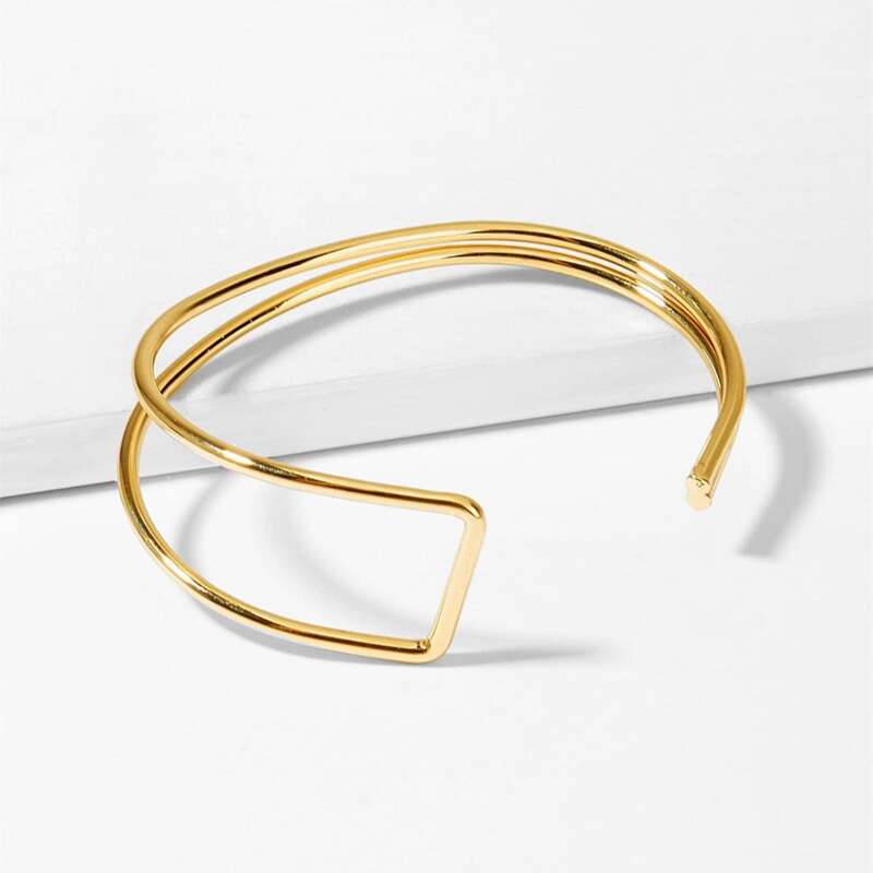 

Simple Cuff Bracelet, Gold