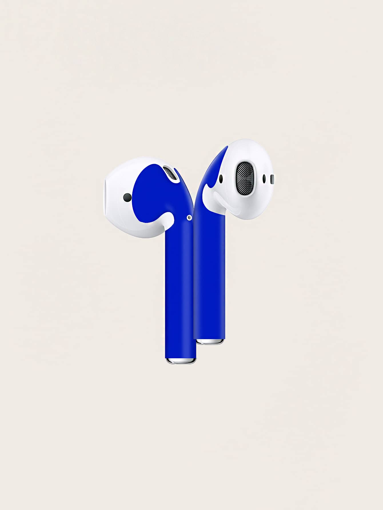 1sheet Airpods Skin Sticker - Royal Blue - View 1