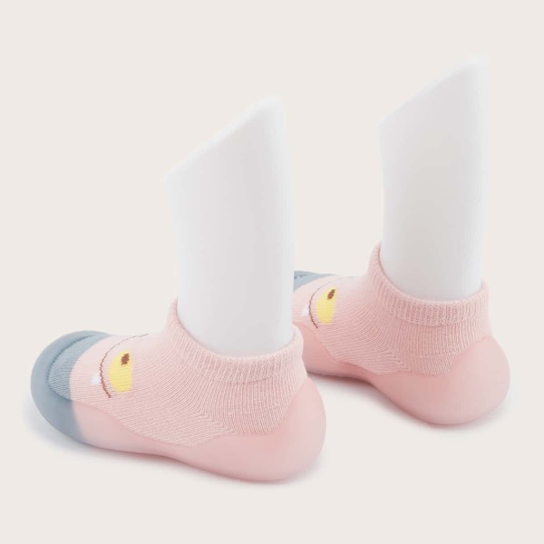 

Baby Girl Cartoon Graphic Sock Sneakers, Pink