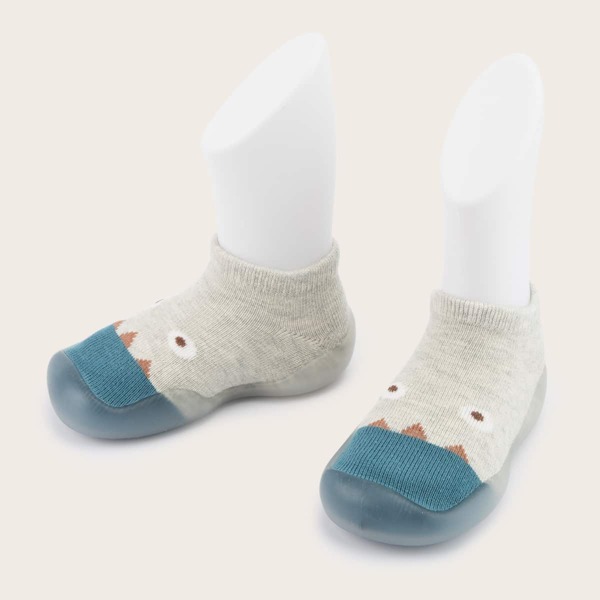 

Baby Girl Cartoon Graphic Sock Sneakers, Grey