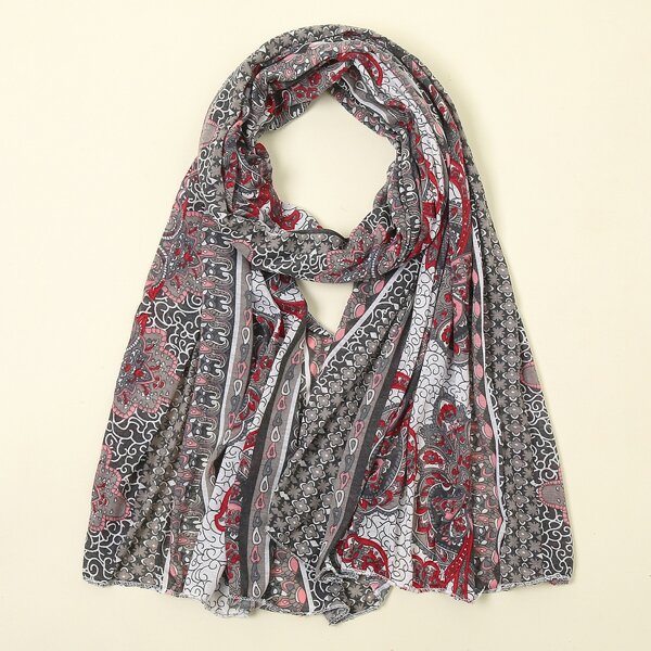

Vintage Pattern Scarf, Multicolor