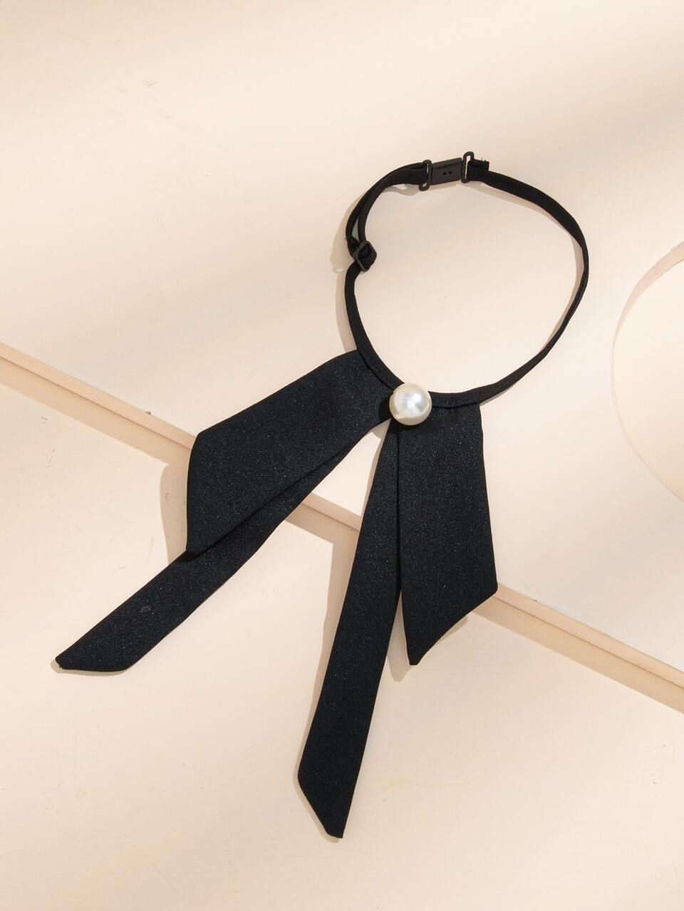 1pc Bow Tie Beading Dickey Collar Elegant Suitable For Daily Wear