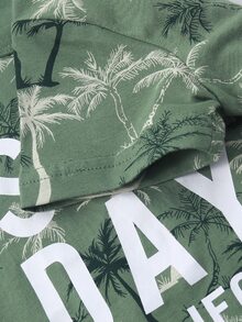 Tops con trai lớn Lá thư Giải trí - xanh quân đội - Xem 4