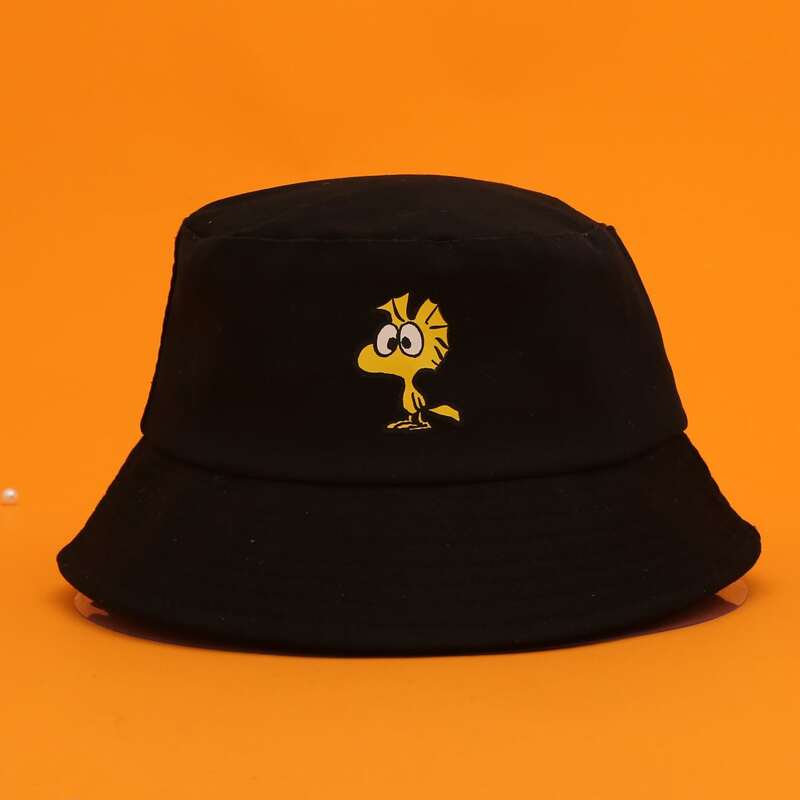 

Cartoon Bucket Hat, Black
